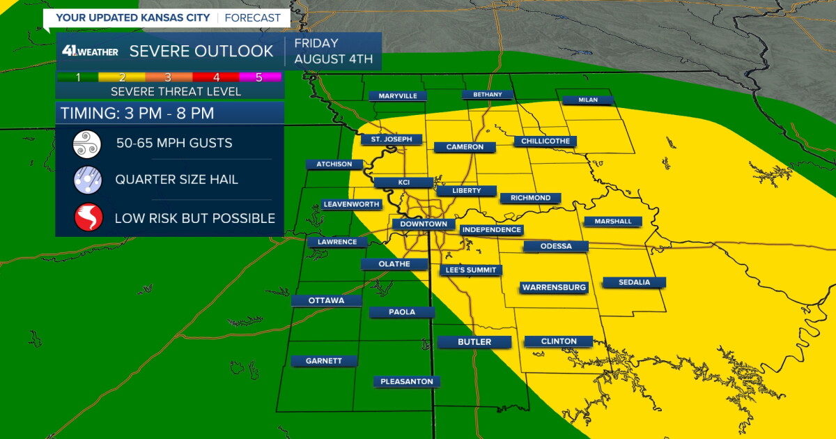 Weather Blog: Friday afternoon severe weather set up for Kansas City