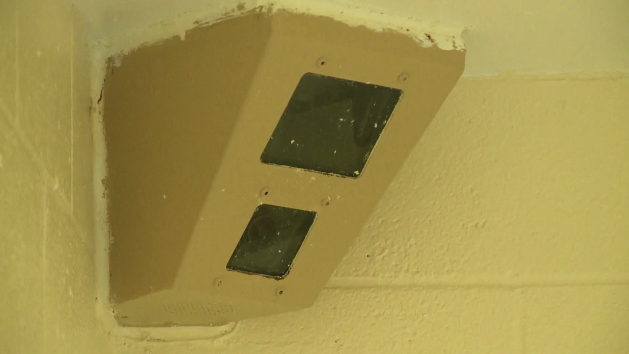 Security camera at Virginia Beach Jail