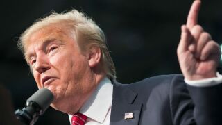 Donald Trump on the campaign trail.