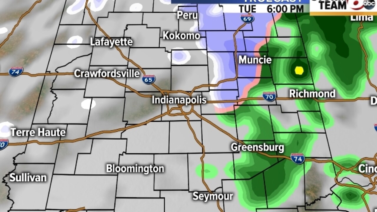 TIMELINE: When will the rain turn into snow?