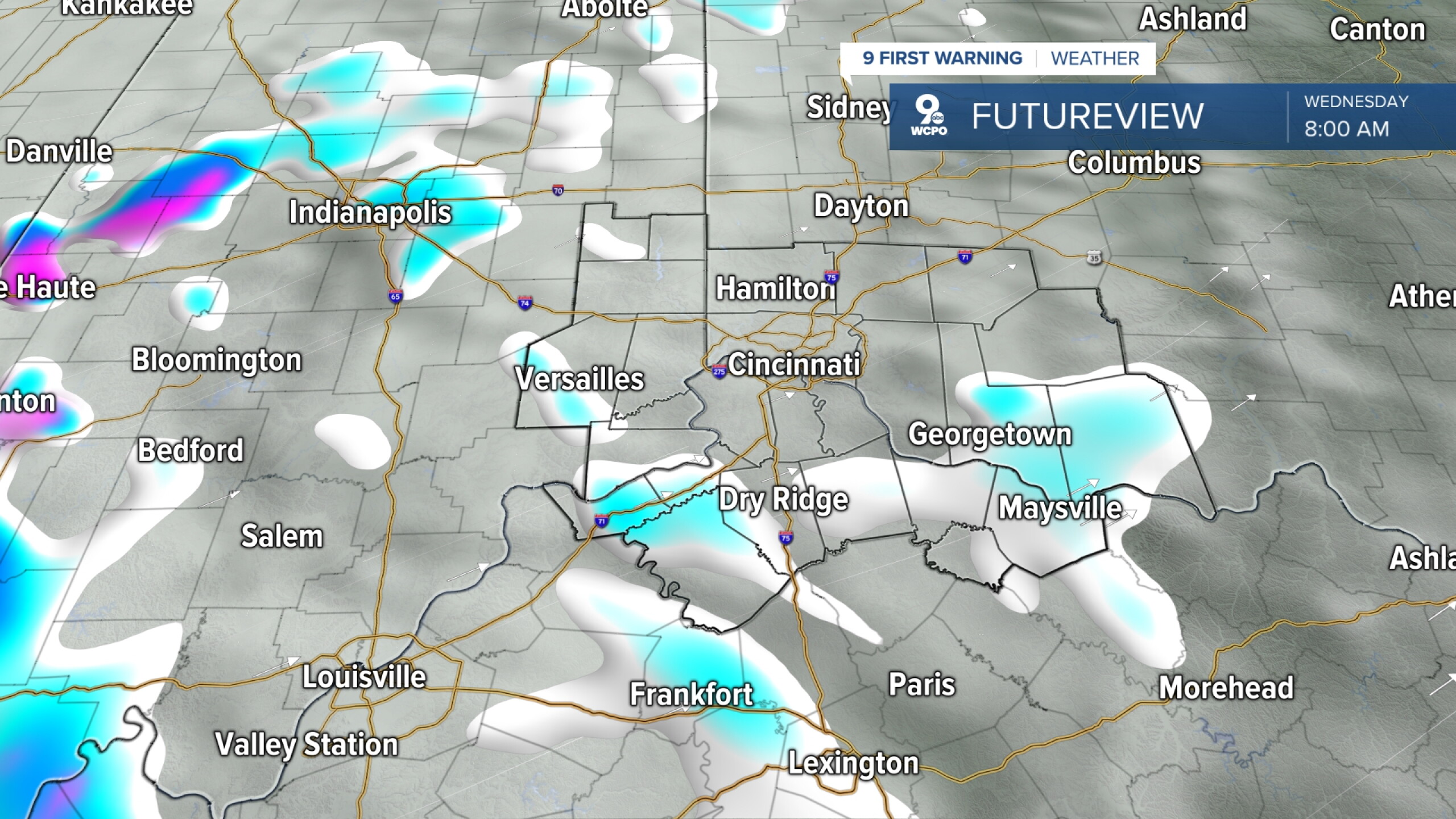 Cold & blustery with scattered snow showers