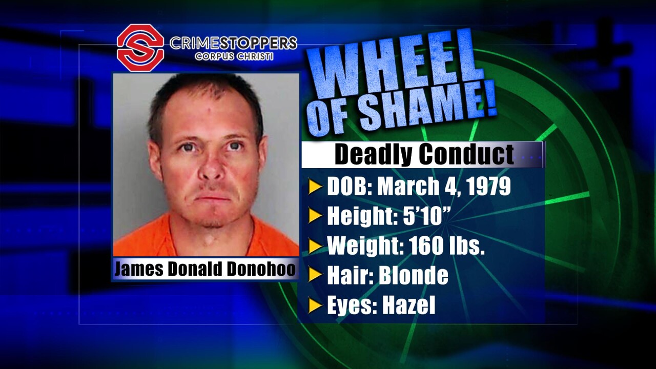 Wheel of Shame Fugitive: James Donald Donohoo