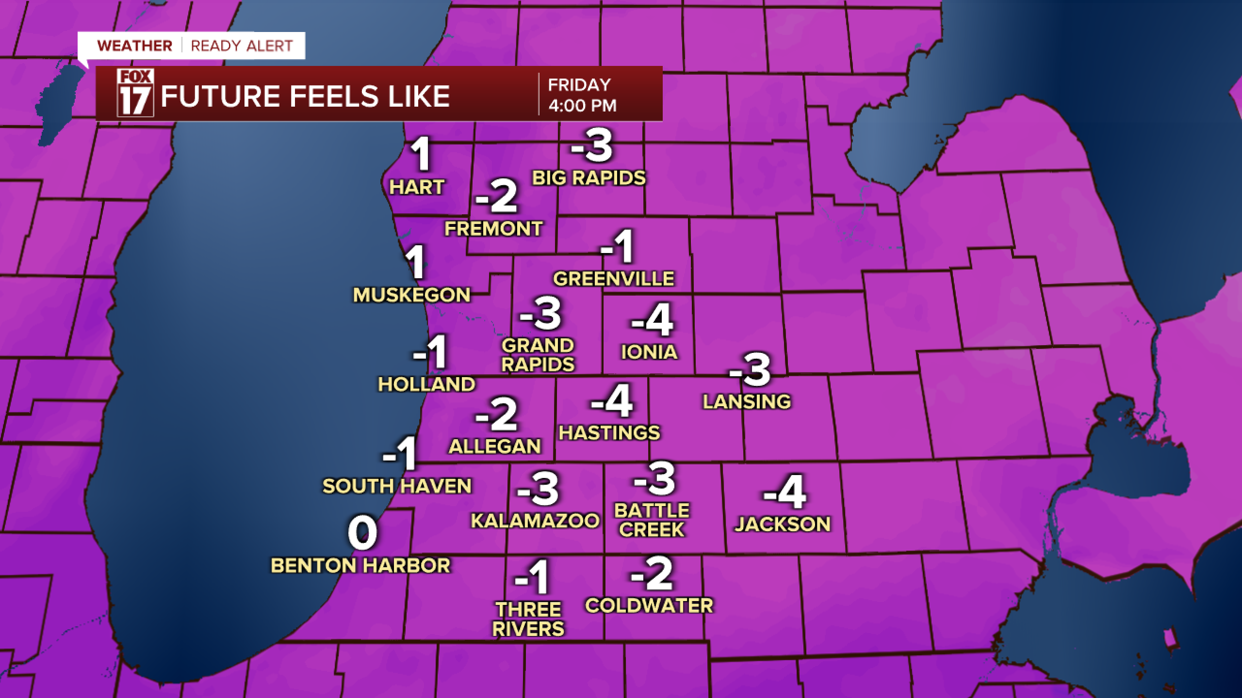 WEATHER READY ALERT: Dangerously cold wind chills overnight and Friday