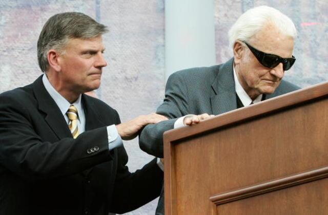 Billy Graham: See photos from pastor's sermons through the years