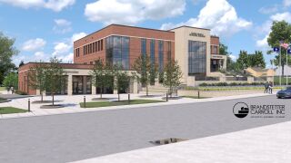 Nicholasville City Hall Illustration