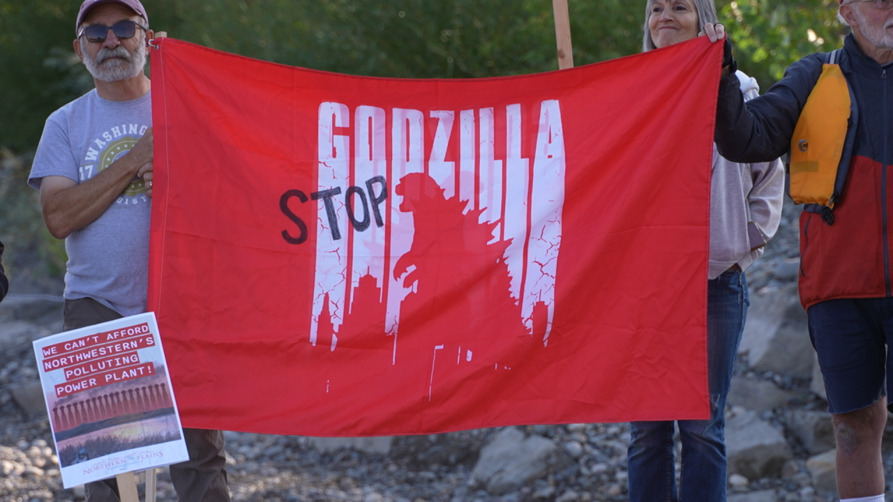 NorthWestern Energy gas plant rally