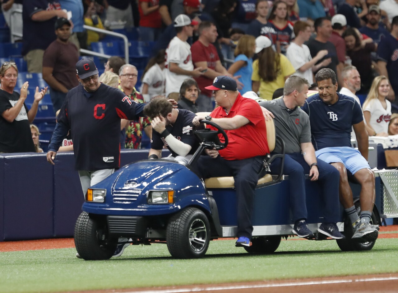 Indians Rays Baseball 