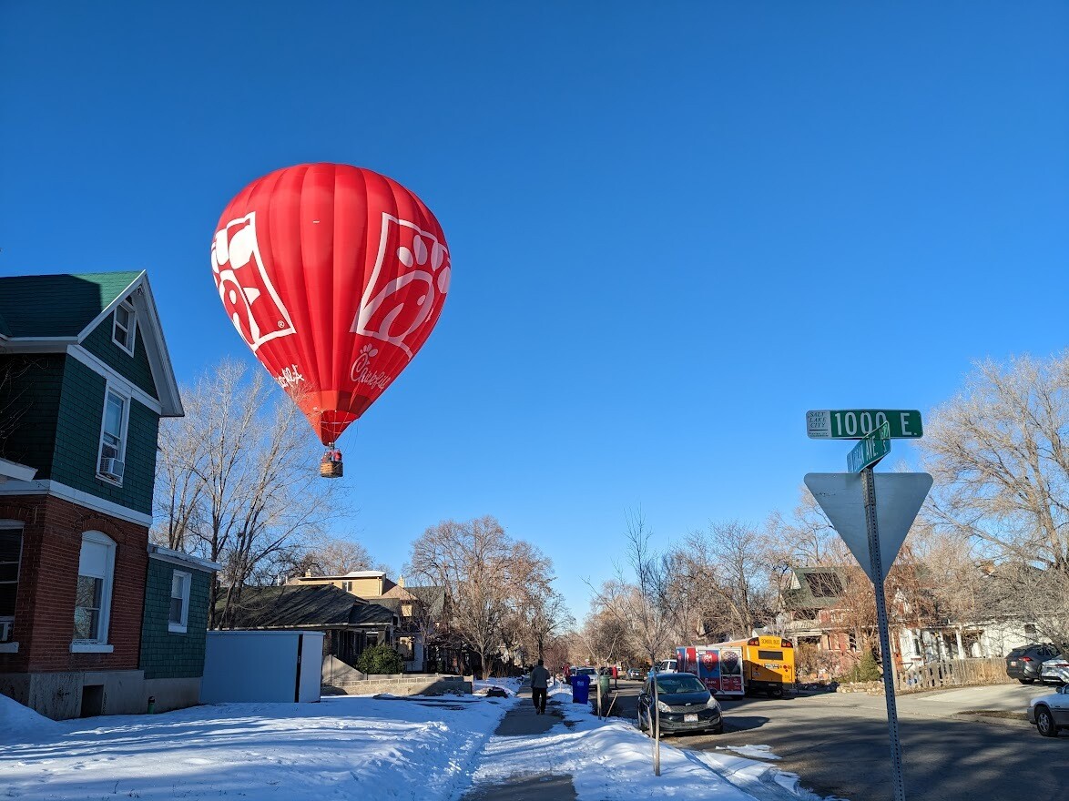 No Spying Chick fil A Balloon Drops Into Salt Lake City Neighborhood no-spying-chick-fil-a-balloon-drops-into-salt-lake-city-neighborhood
