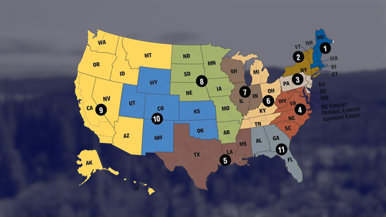US Appeals Court Districts
