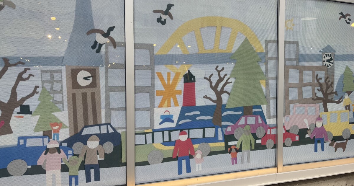 Milwaukee Public Market kicks off festive season with inaugural holiday window display