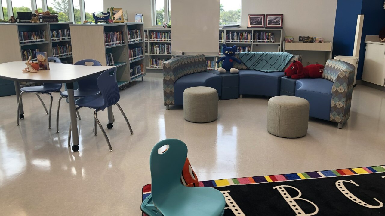 The media center at Blue Lake Elementary School in Boca Raton on August 8, 2022.jpg