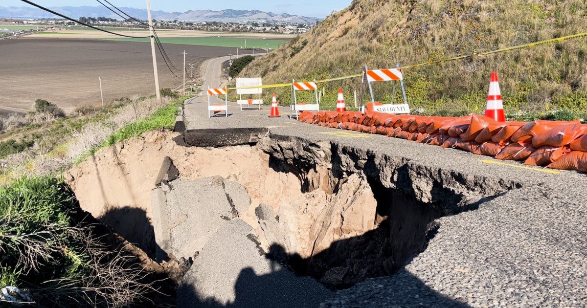 Collapsed road in Arroyo Grande to undergo repairs next week - Vimarsana News