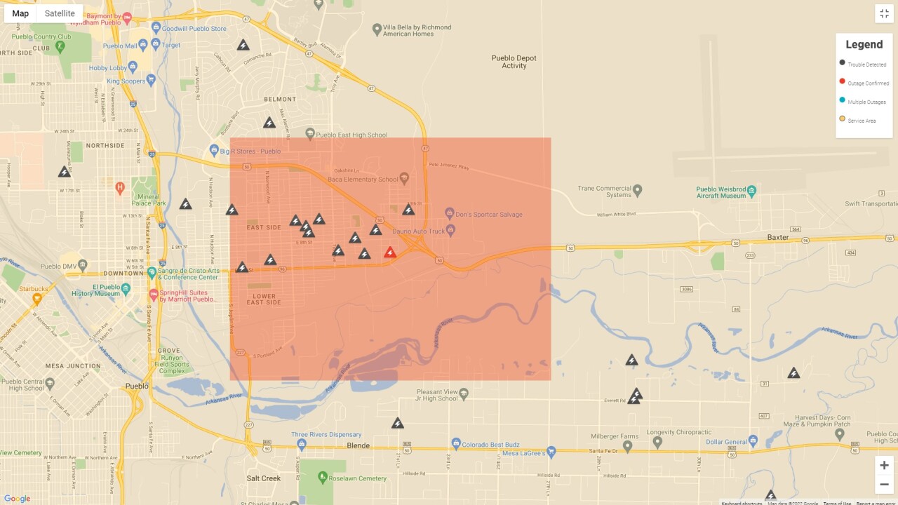 Widespread power outages reported Widespread power outages reported