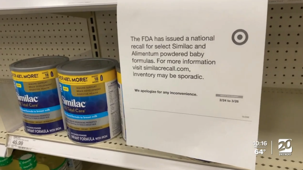 baby formula shortage