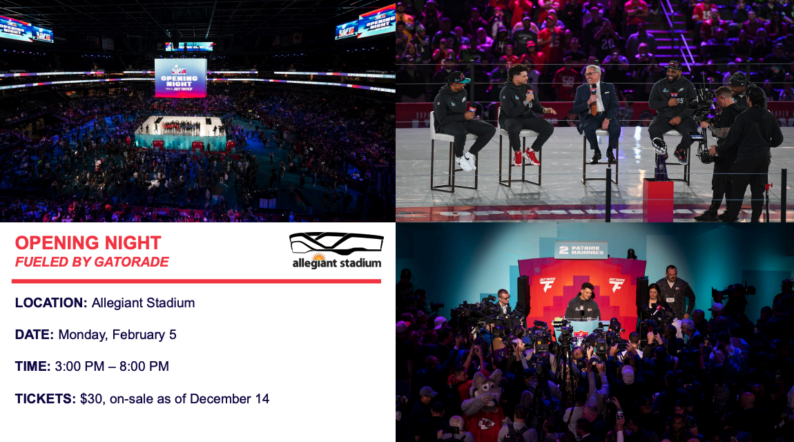 Super Bowl LVIII - Opening Night