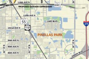 pinellas park map