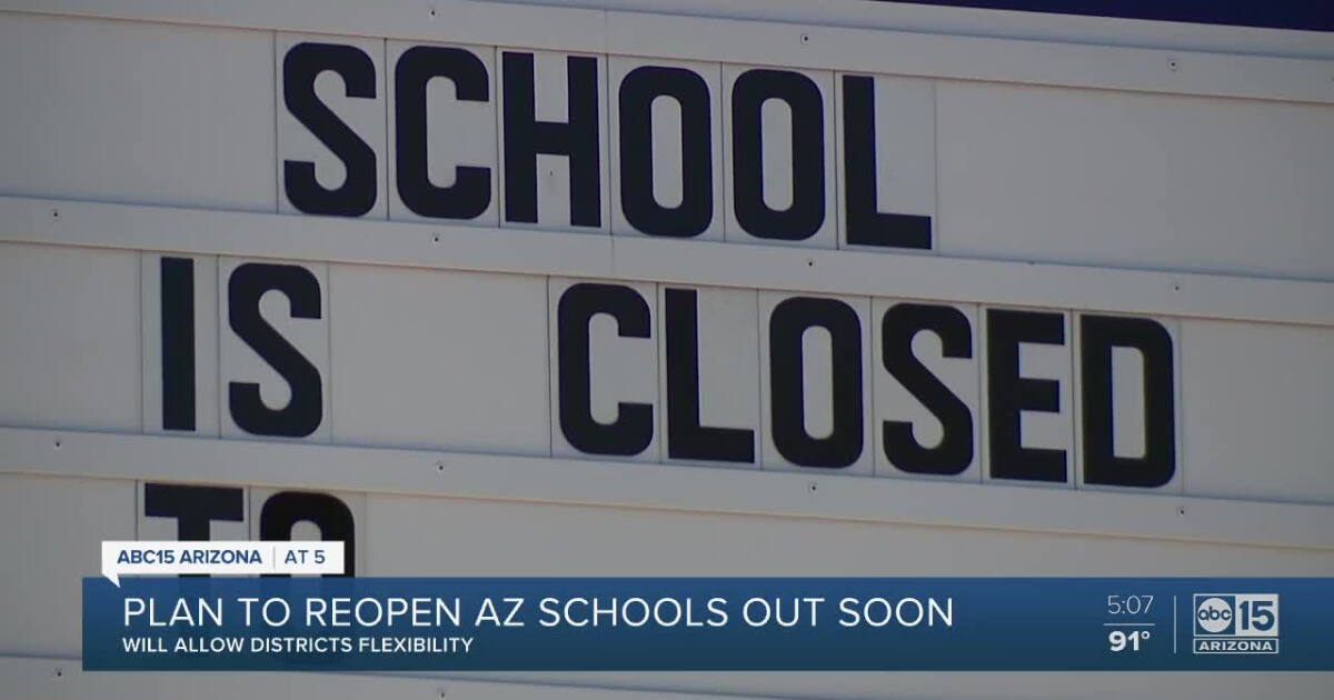 Framework towards reopening Arizona schools expected soon