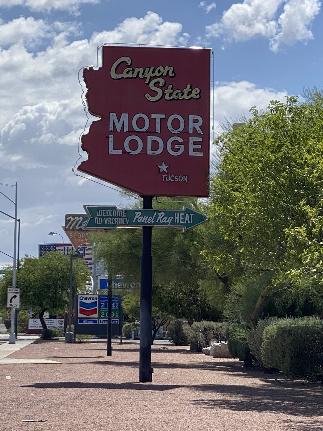 Historic neon signs restored along W Drachman St
