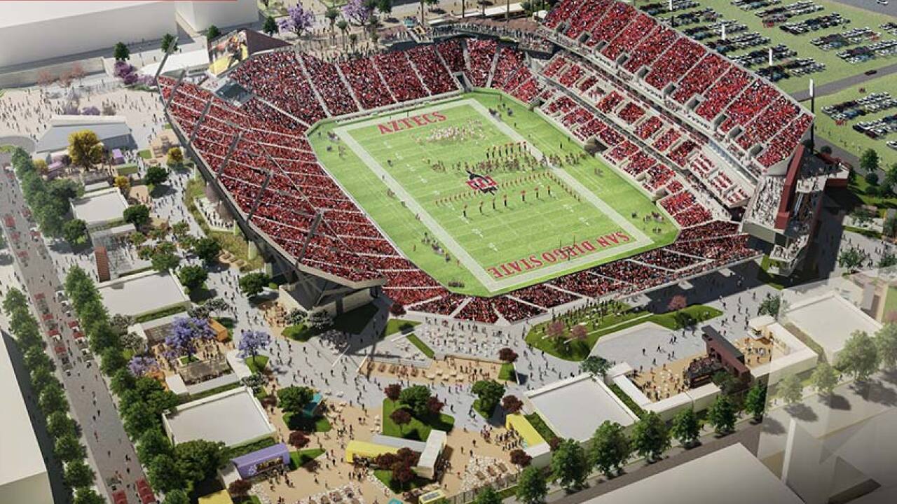 Sdsu Breaks Ground On Mission Valley Stadium Campus Project Sdsu Class Schedule Fall 2022