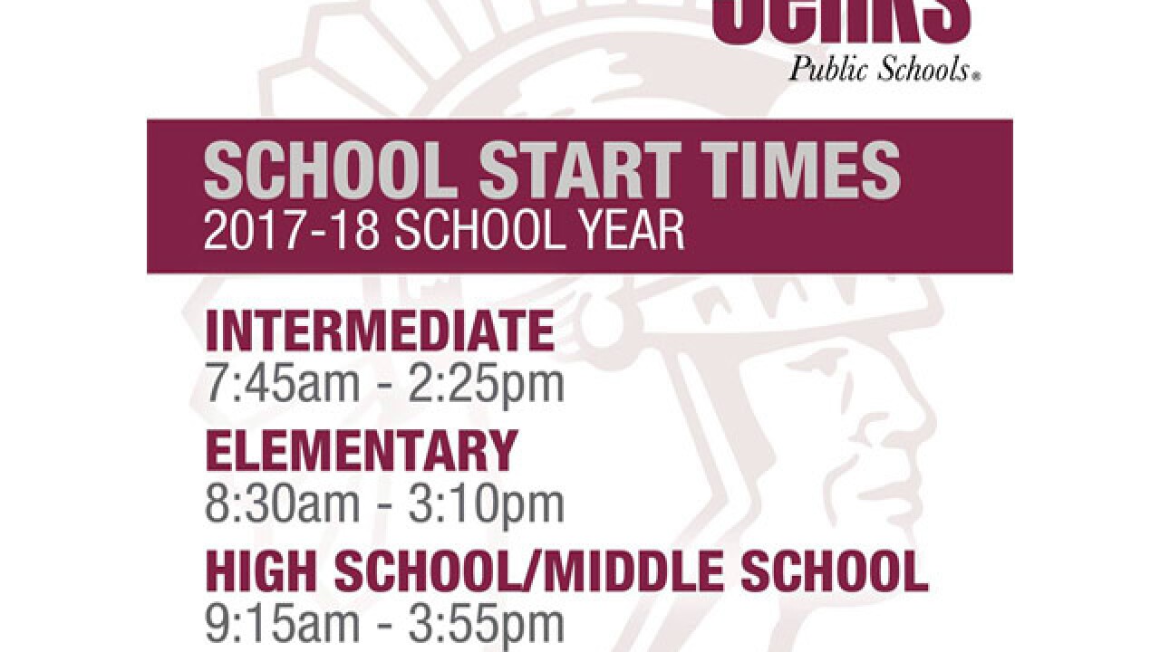 Jenks Public Schools approve new start times
