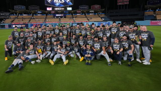 NLCS Brewers Dodgers Baseball