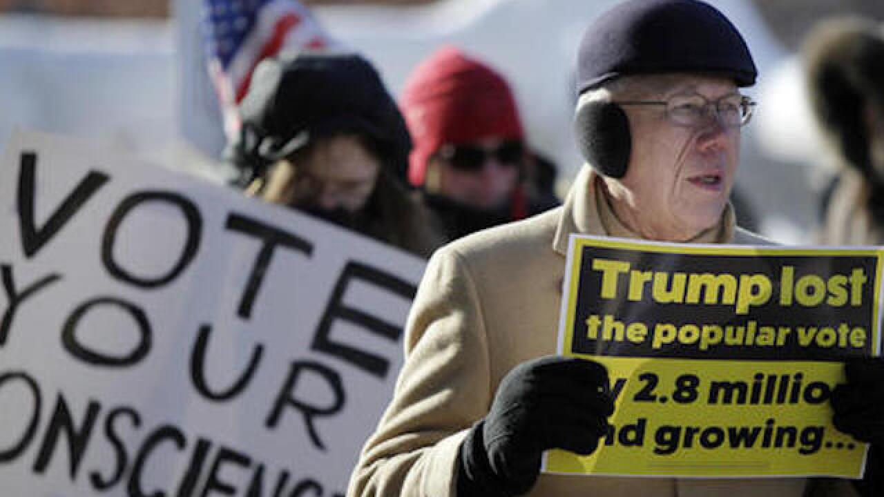 Despite protests, Trump officially wins Electoral College vote