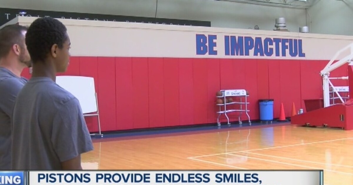 Pistons surprise special fan with meaningful day