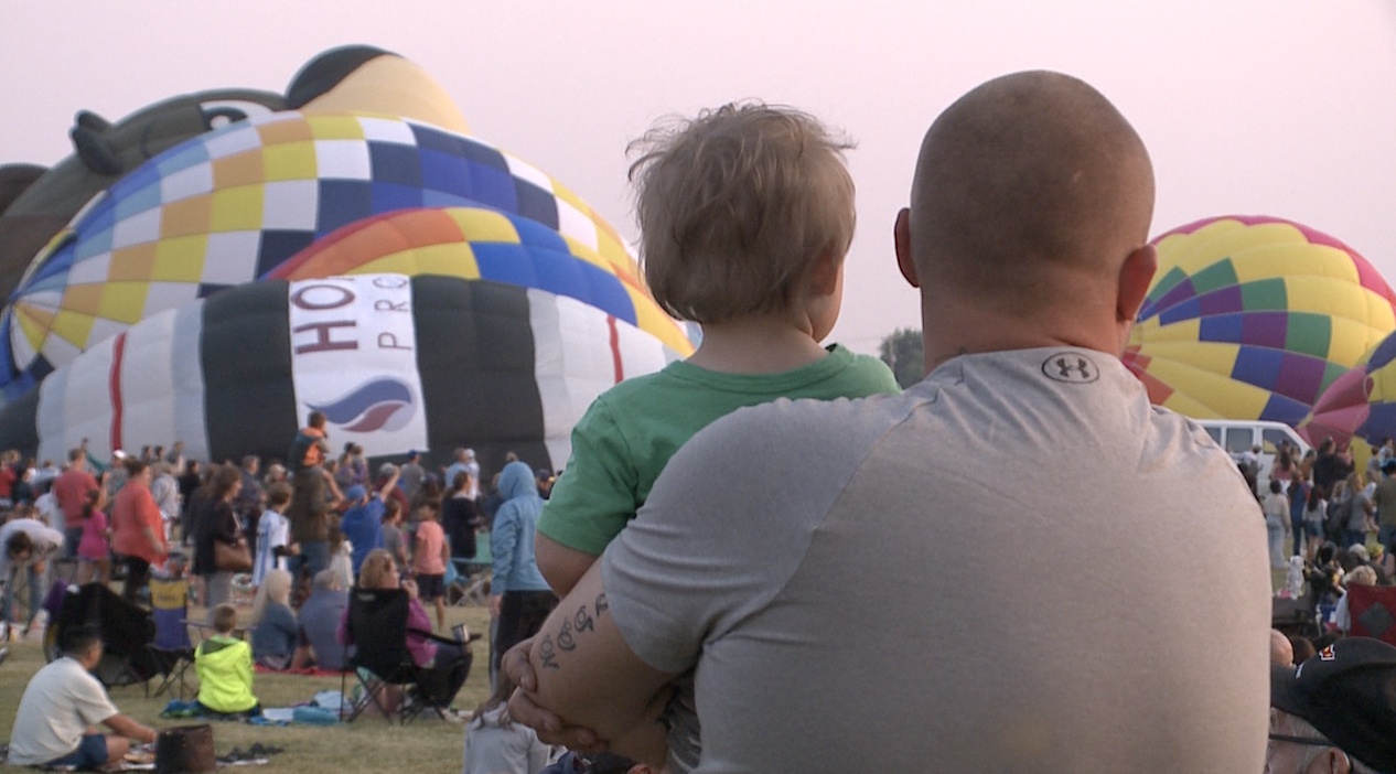 2023 Hudsonville Balloon Days crowds, despite grounded flights