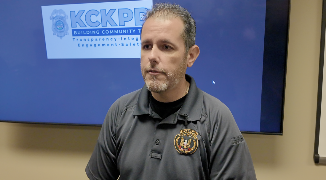 Officer Phillip Mathis, who leads KCKPD’s Crisis Intervention Team