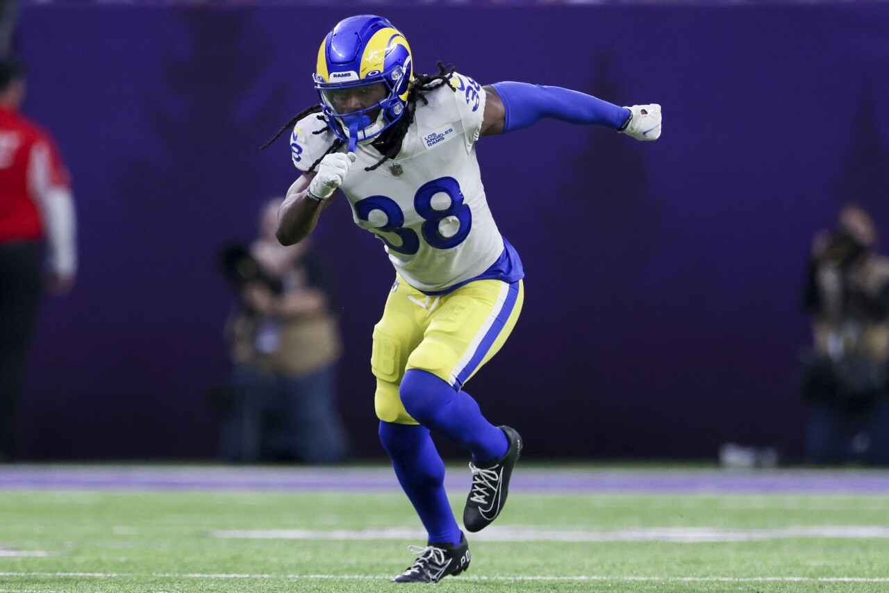 Los Angeles Rams running back Buddy Howell, Dec. 26, 2021