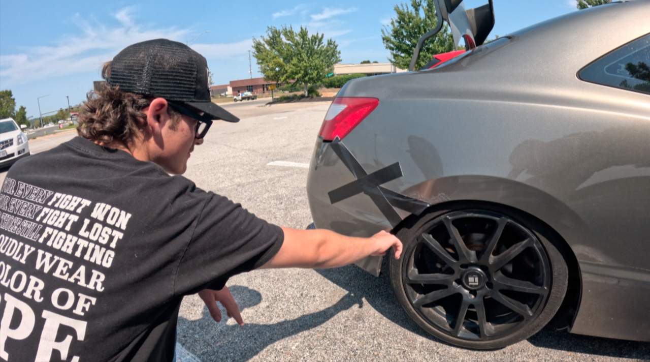 Papillion Car Bumper Damage