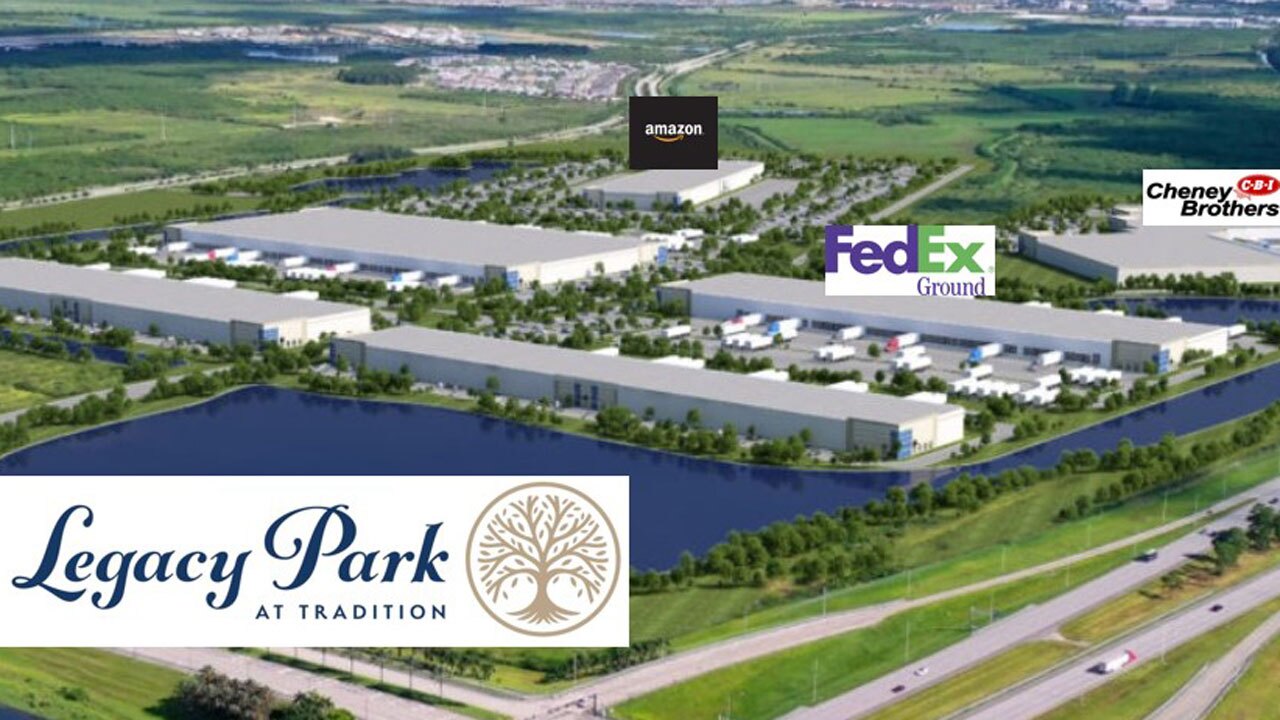 Legacy Park at Tradition business park artist rendering in Port St. Lucie, Jan. 25, 2022