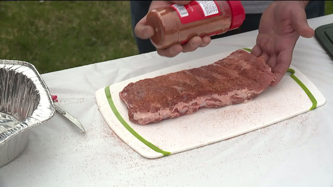 Learning BBQ 101 with a competitive cooking team