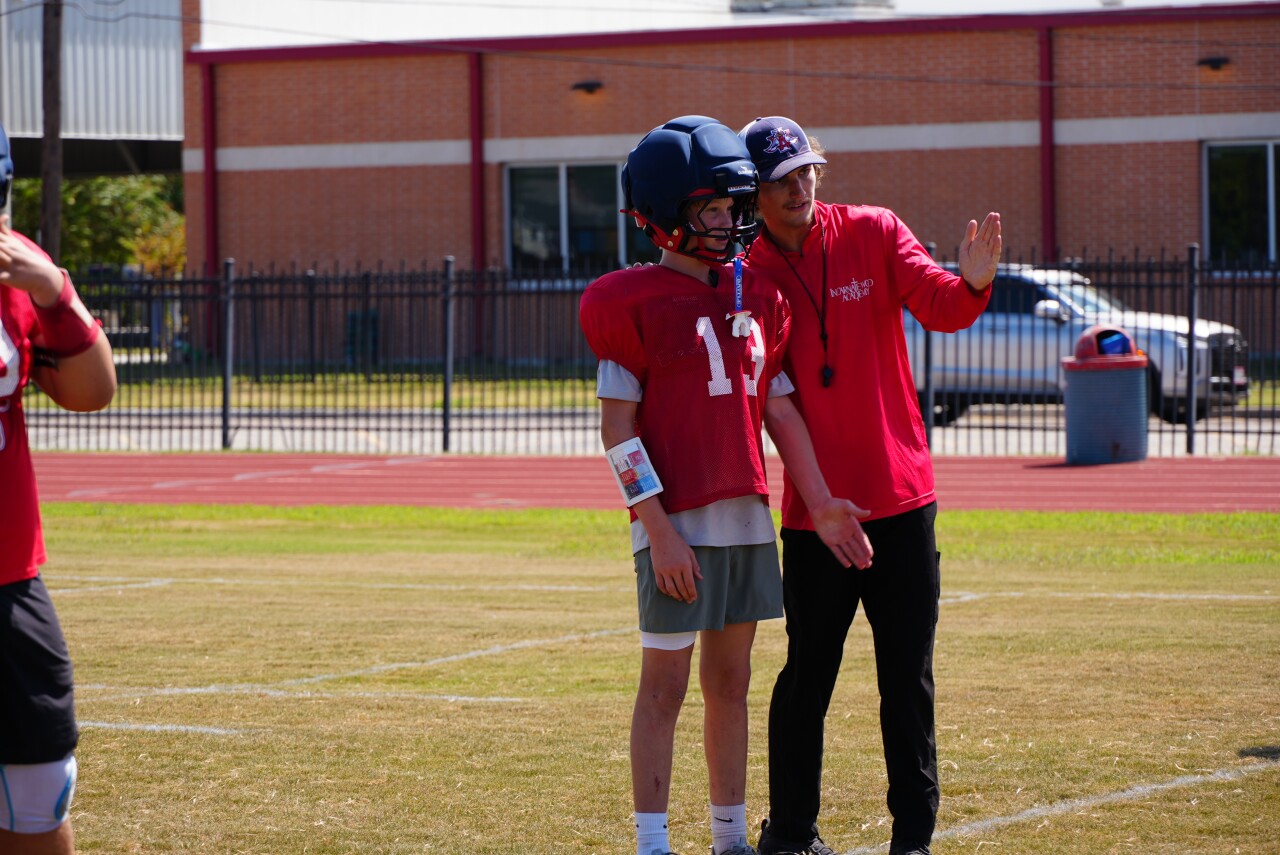 Incarnate Word Academy assistant coach Trevor Long