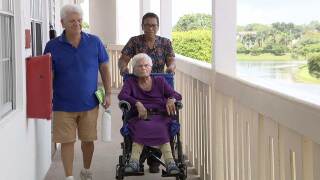 Norma Schweitzer, 99, who lives on the fourth floor of her building, has been left largely trapped in her home during elevator outages — and her family says building management has offered little help.