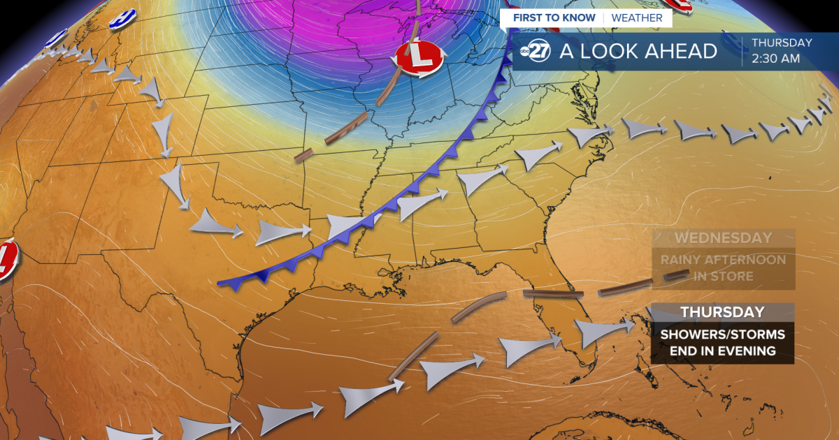 Changes in the air; rain and storms on the way