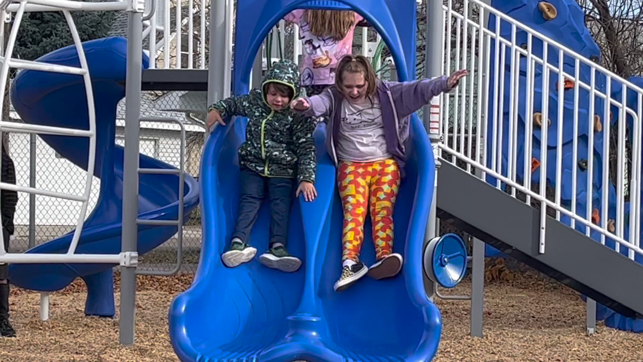 Whittier Elementary School celebrates new playground