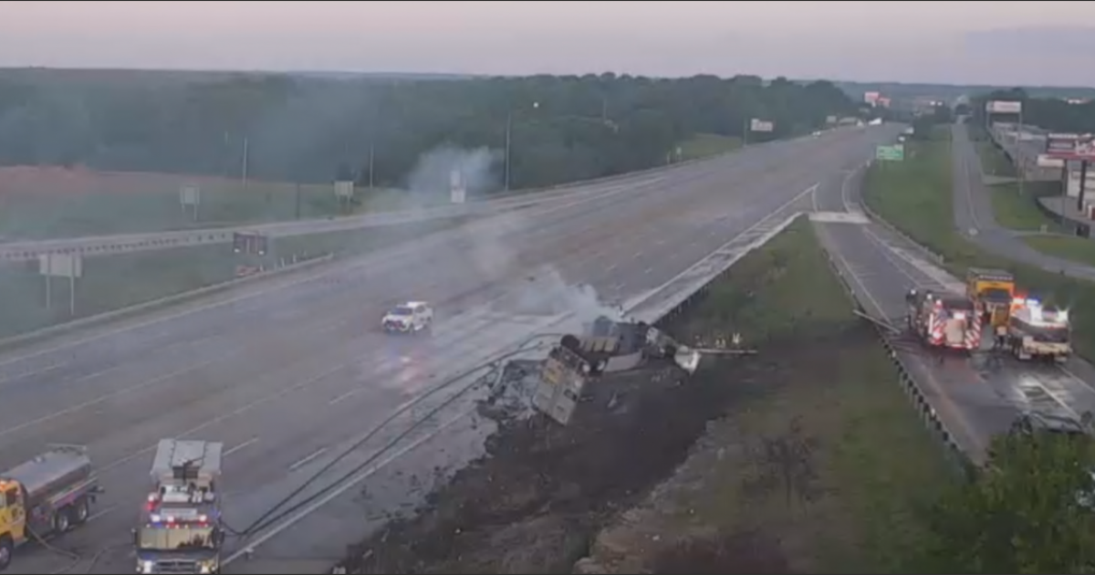 WB I-70 at Woods Chapel Road back open after fatal semi crash, fire
