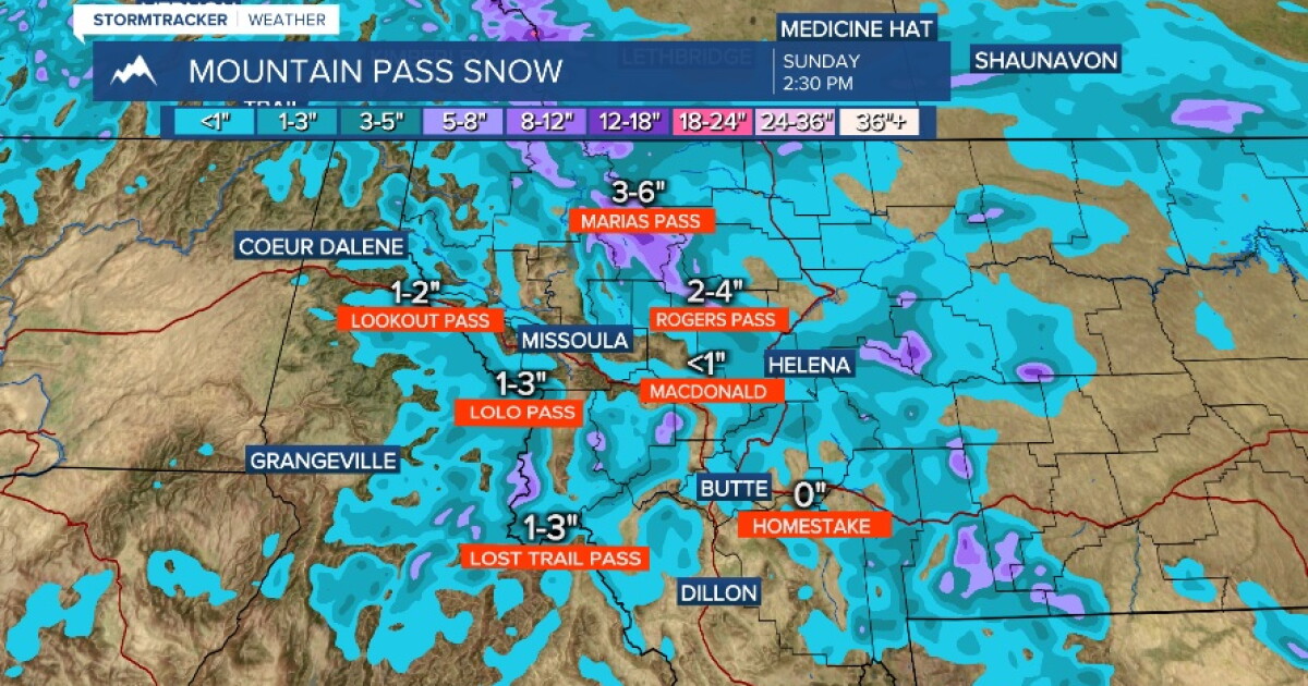 Weather Forecast: Rain & snow showers into Saturday