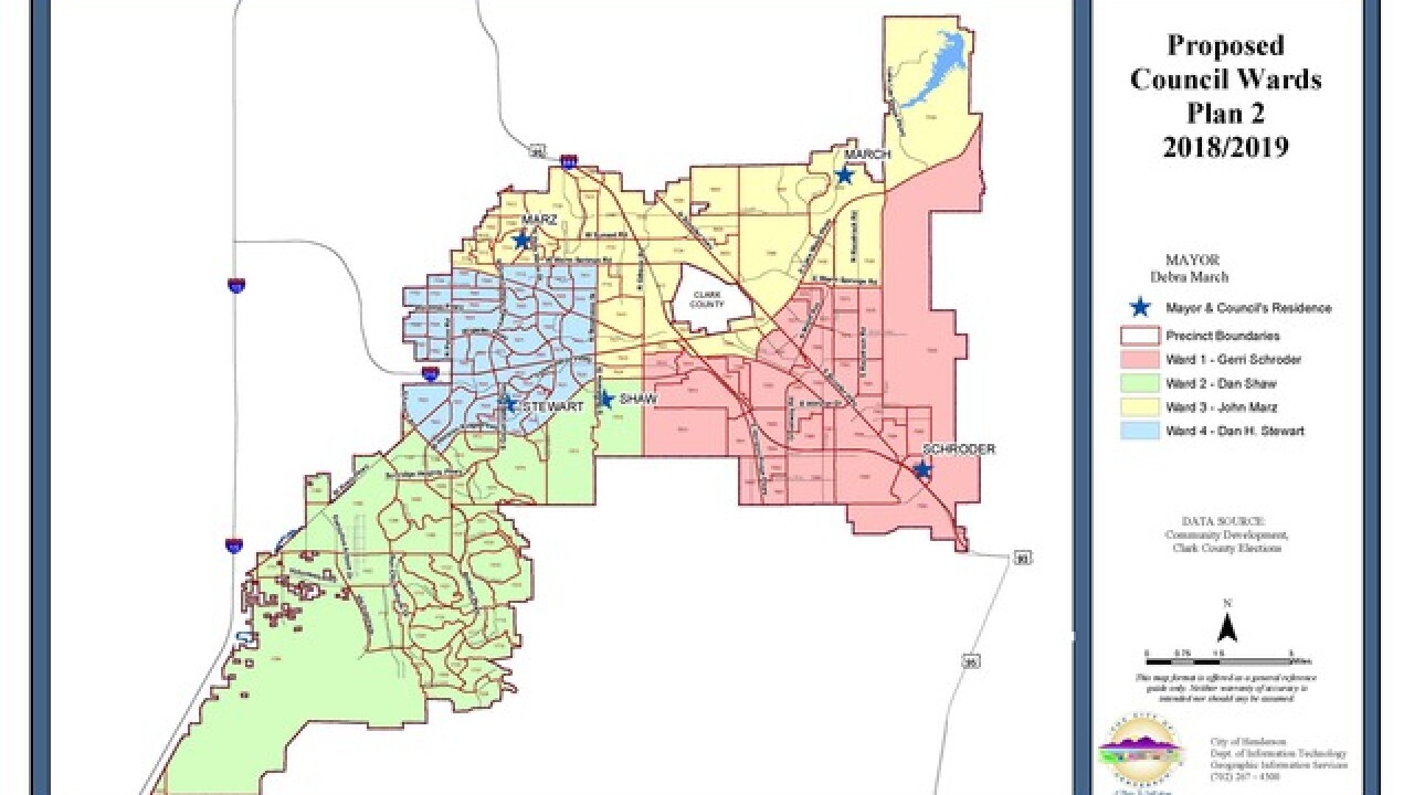 Henderson may change council ward boundaries