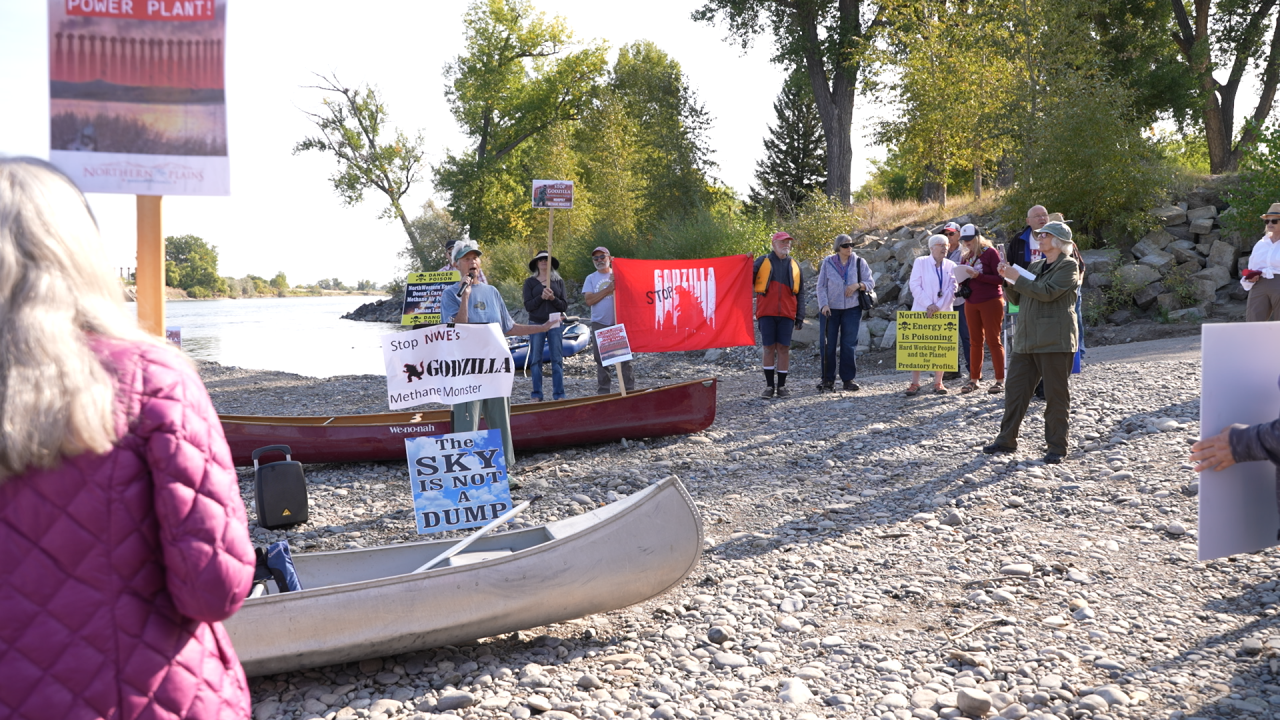 NorthWestern Energy gas plant rally