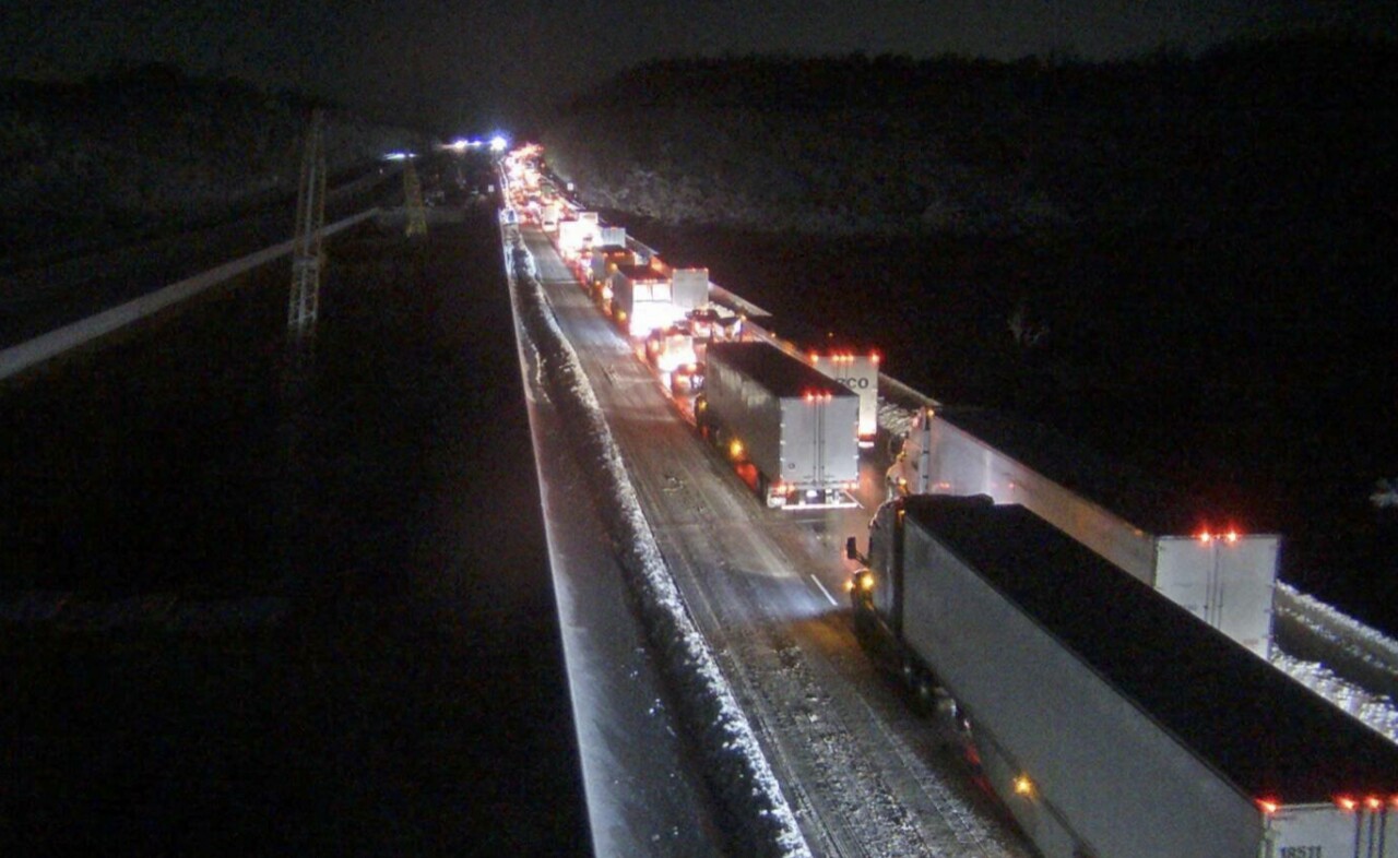 Wintere Weather Interstate Shutdown