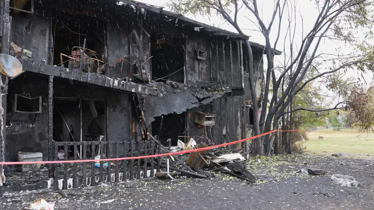 Colstrip apartment fire damage