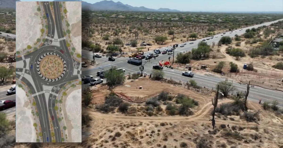 Phoenix Roundabout New roundabout in North Scottsdale raises concerns about cost and ...