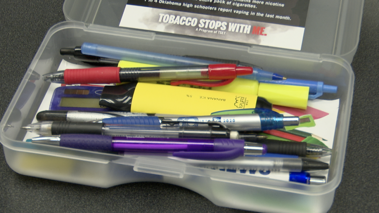 TSET warns of vapes disguised as school supplies TSET warns of vapes disguised as school supplies