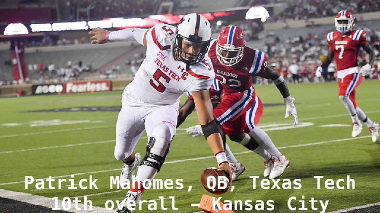 NFL Draft: Picks 1 through 32