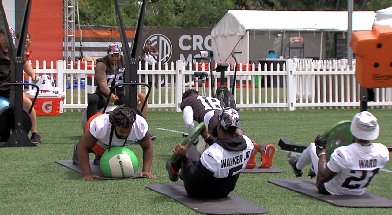 Browns training camp injuries