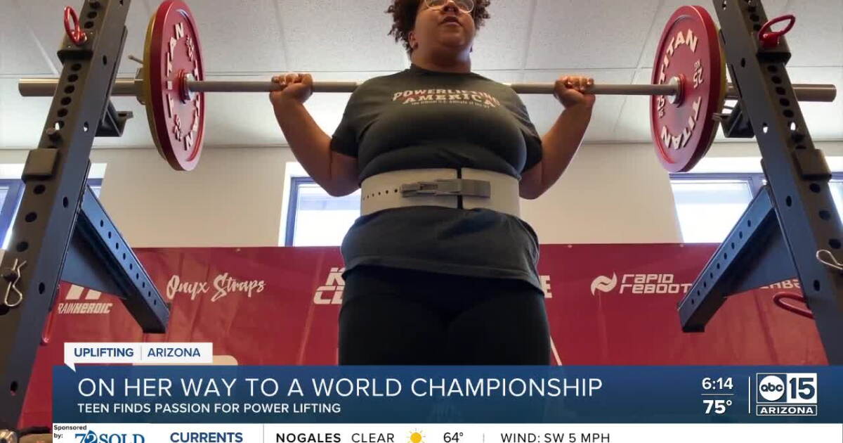 Haley Randal Teen sets powerlifting record six months after picking up sport