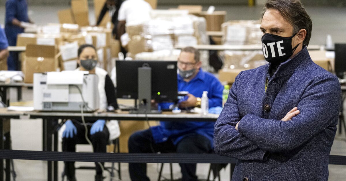 DOJ seeks the names of 2020 election workers in Georgia's Fulton County