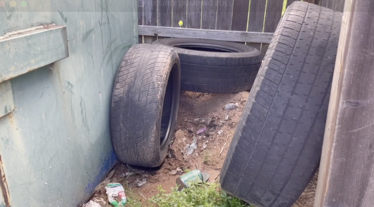 Local housing site in Hearne faces ongoing illegal dumping issue